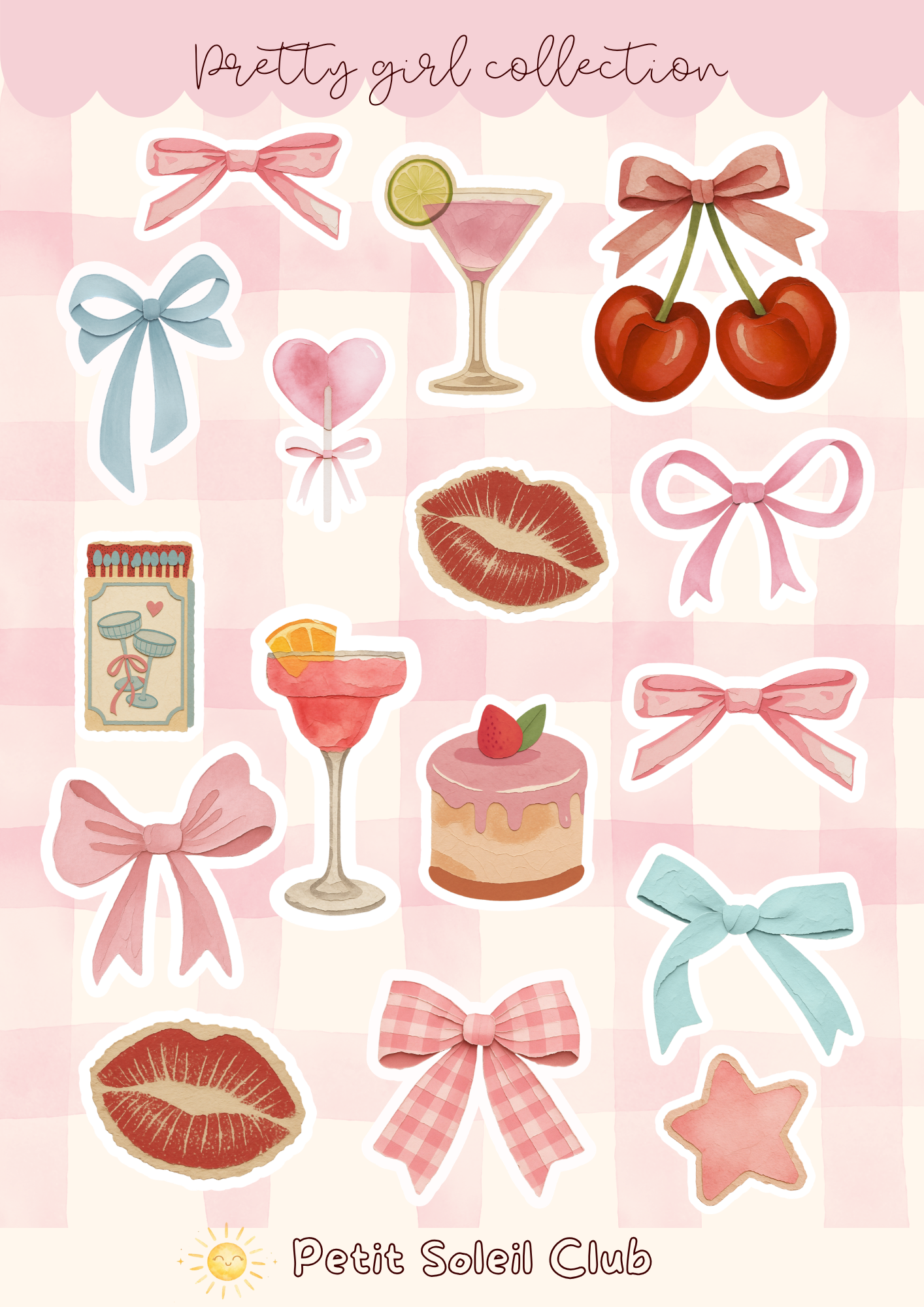 Pretty Girl Sticker Sheet 🎀