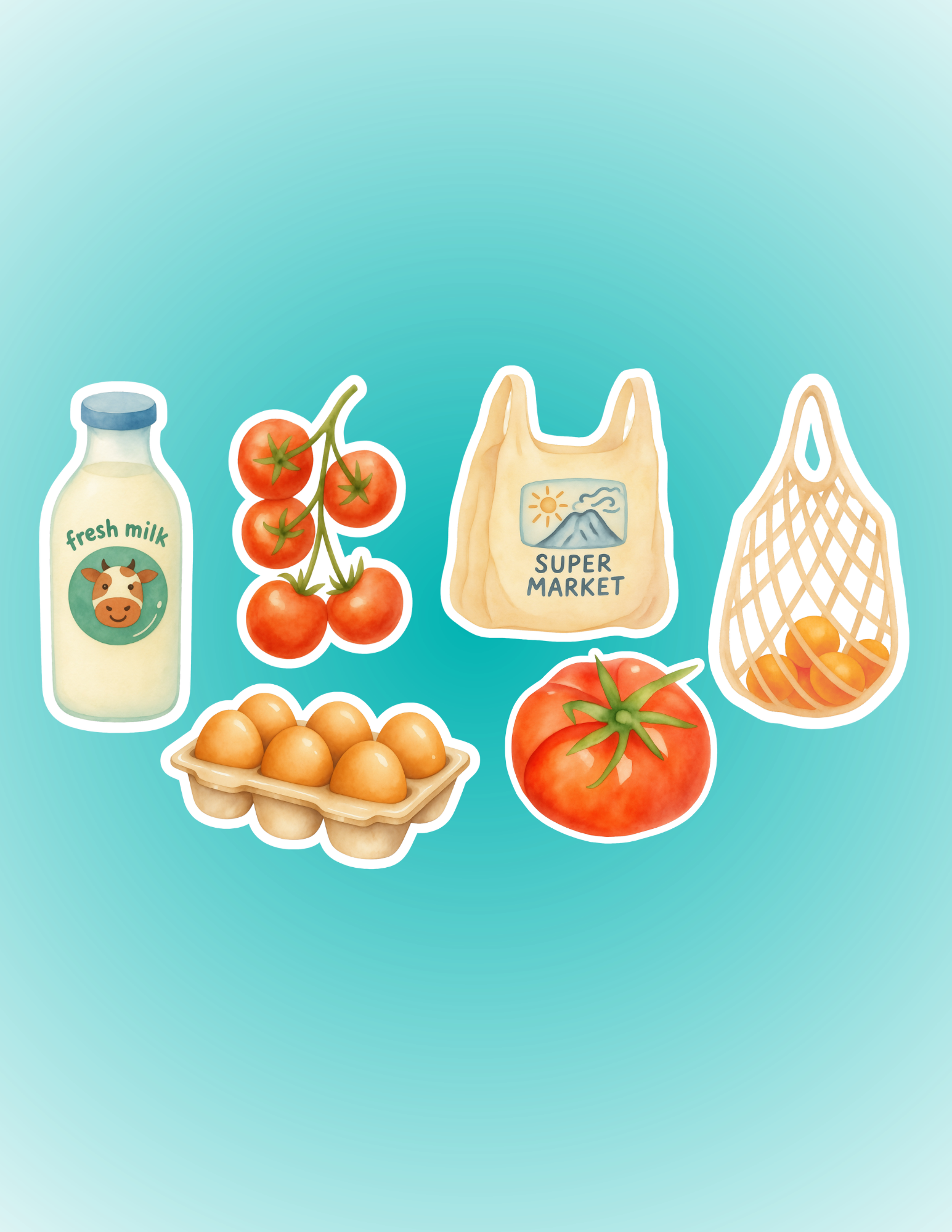 Sticker pack - Market Collection✨