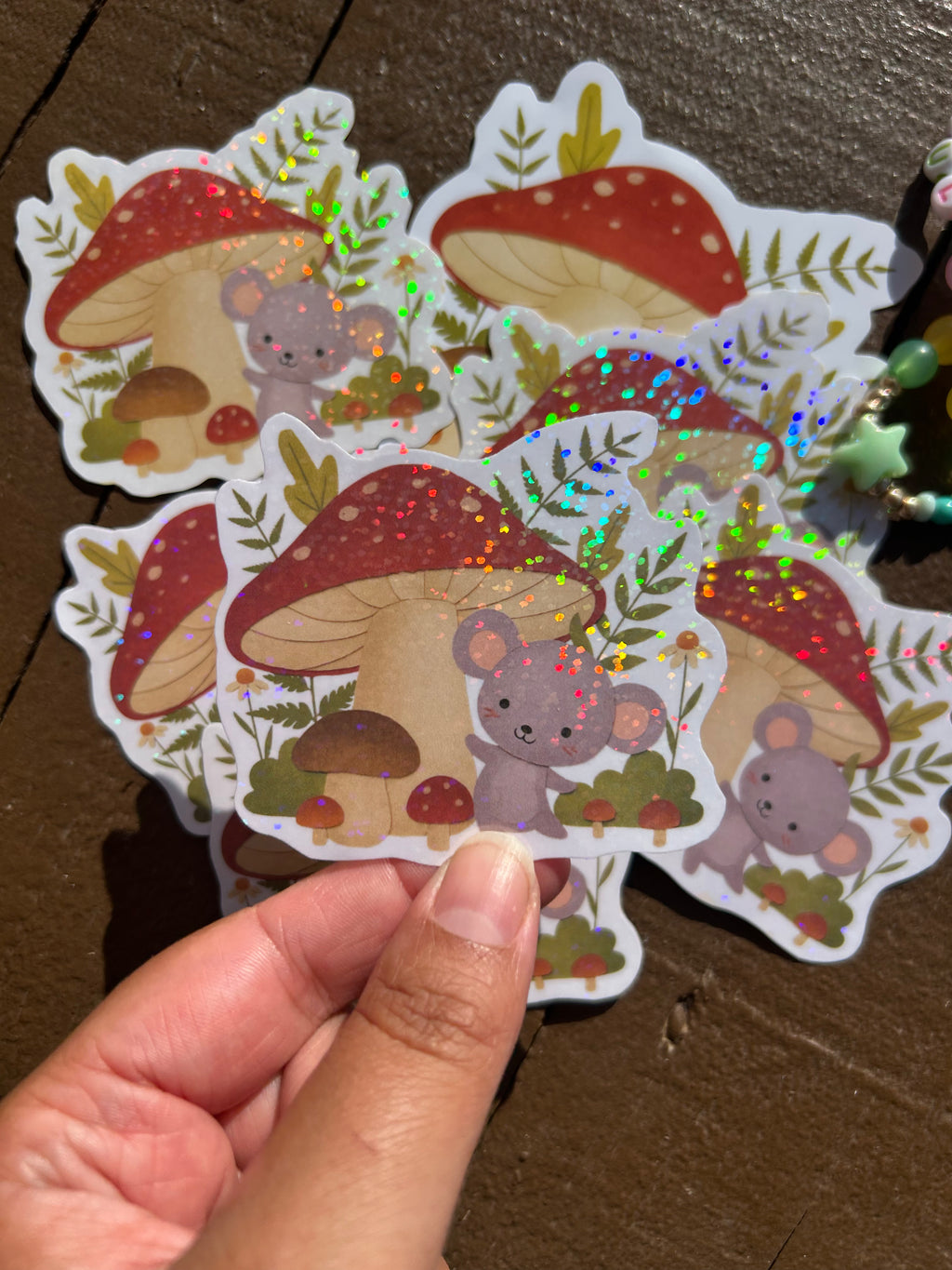 Sticker Souriceau holographique 🐭