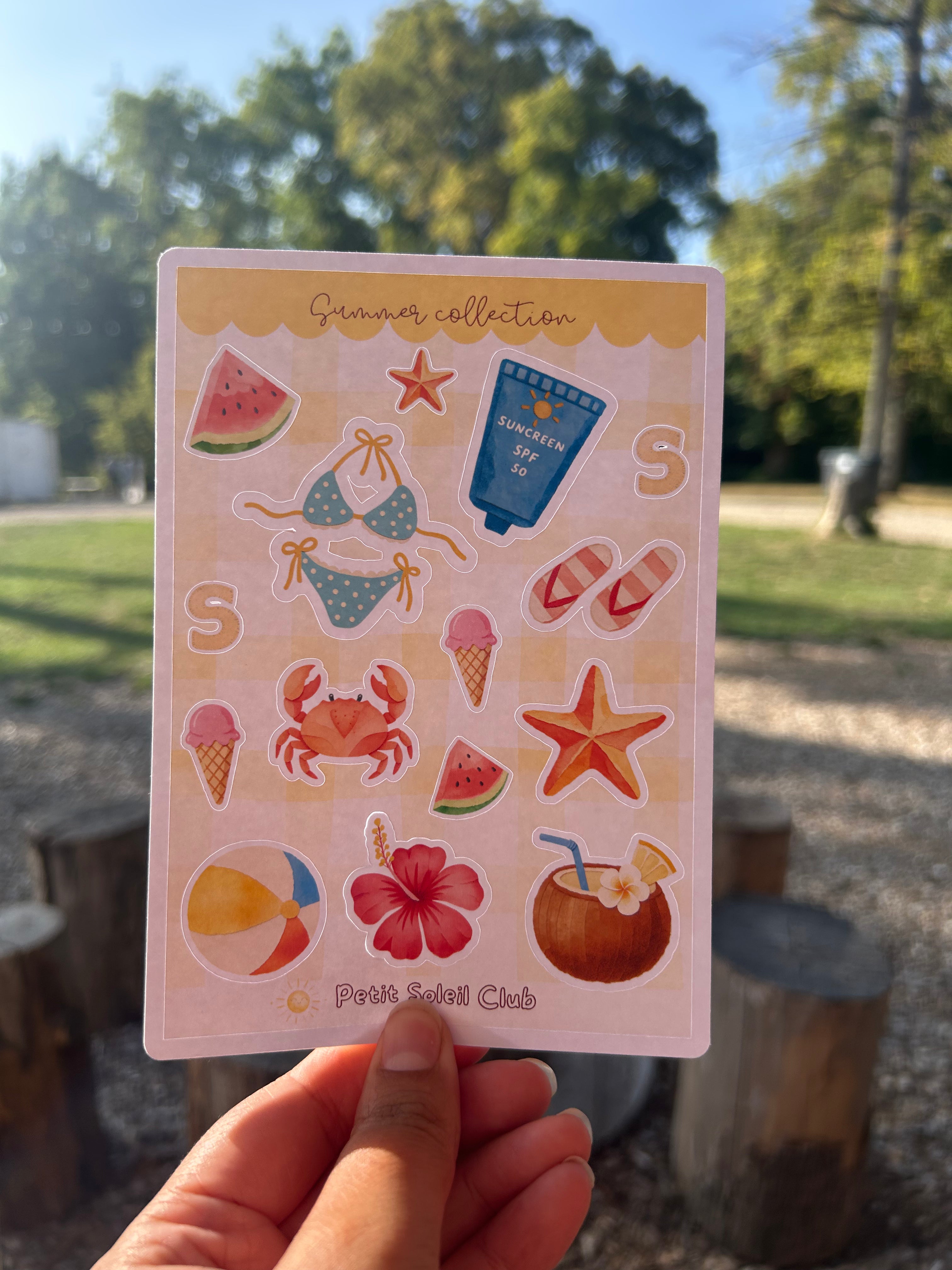Summer sticker sheet ☀️