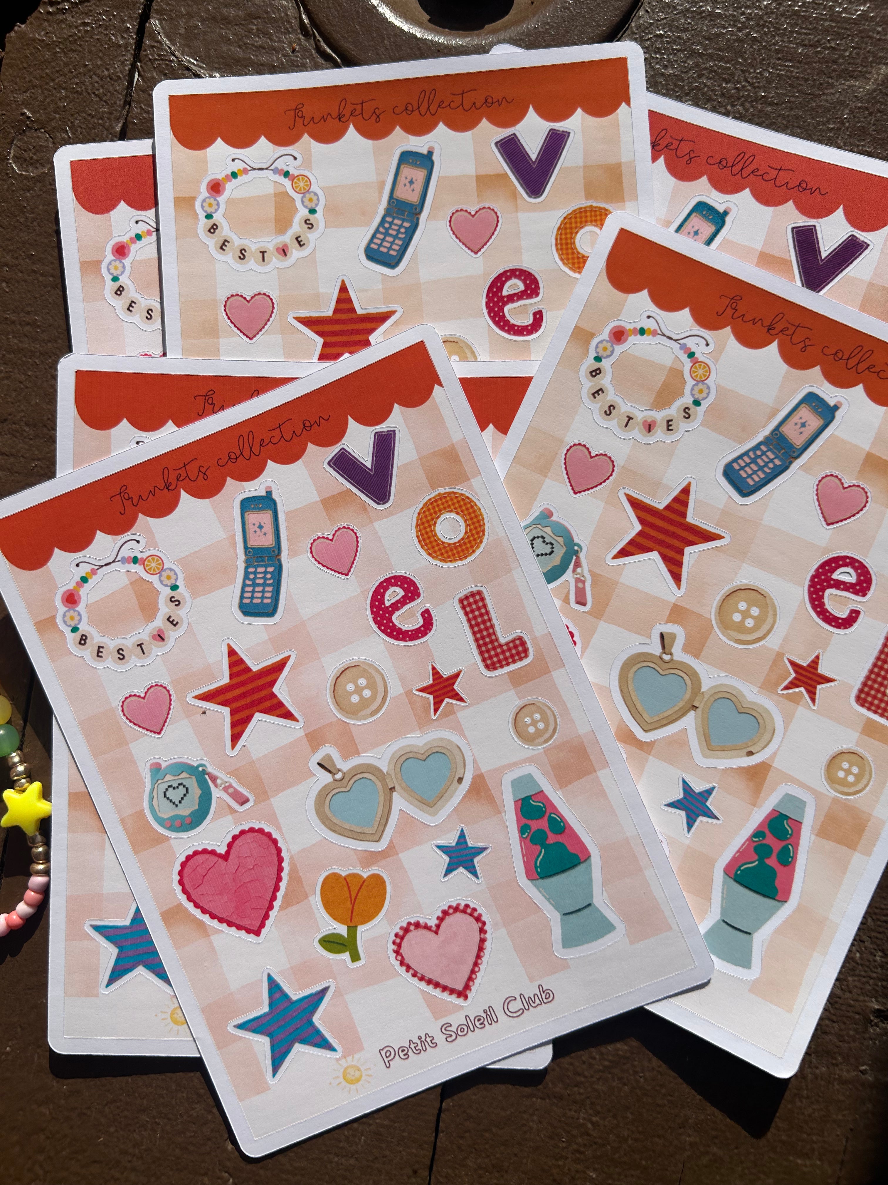 Trinkets Sticker Sheet ✨