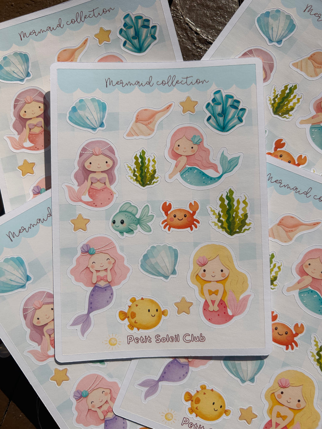 Mermaid Sticker sheet 🐚