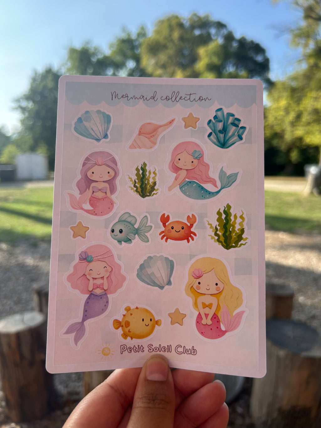 Mermaid Sticker sheet 🐚