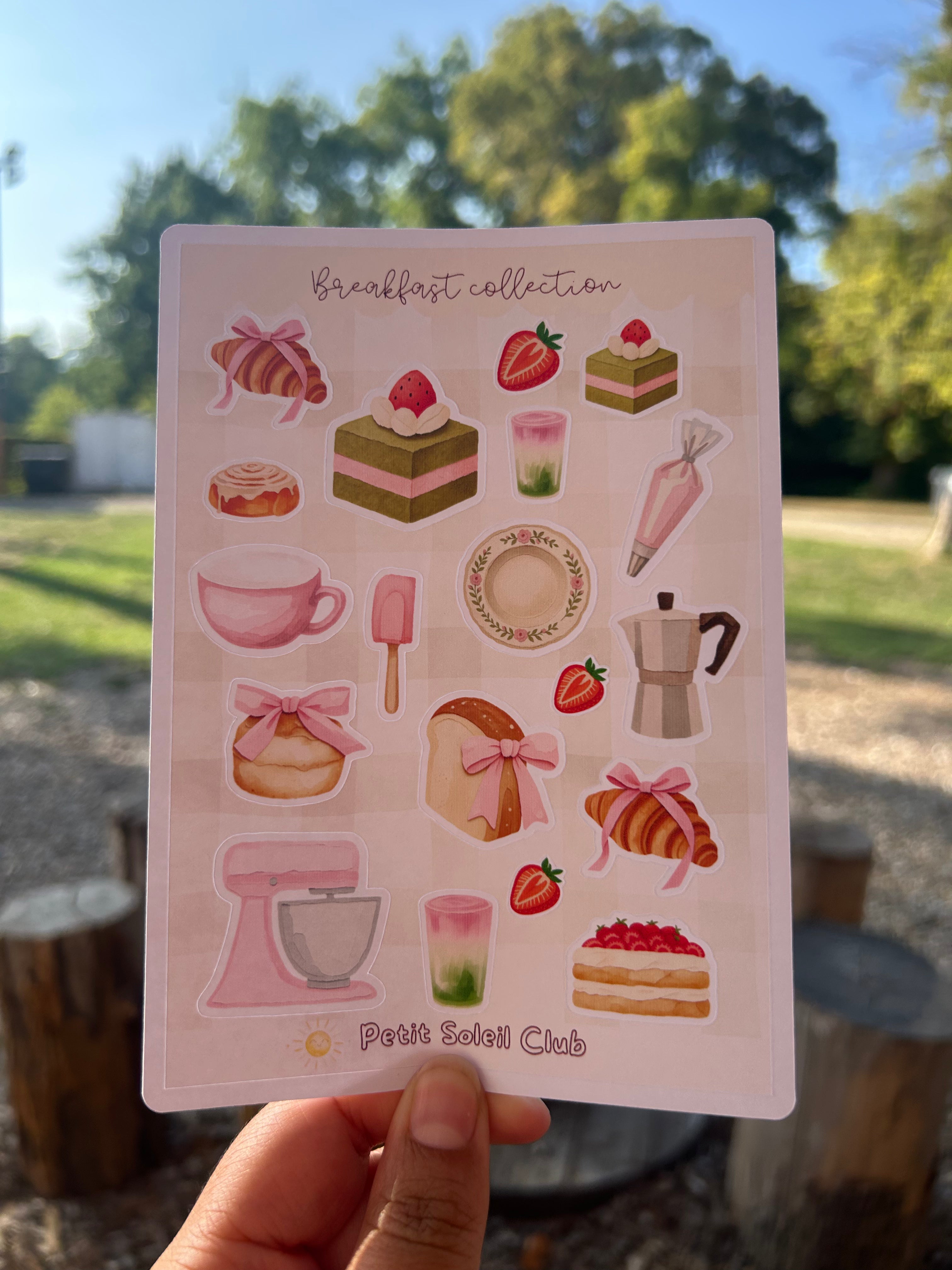 Breakfast Sticker sheet 🥐