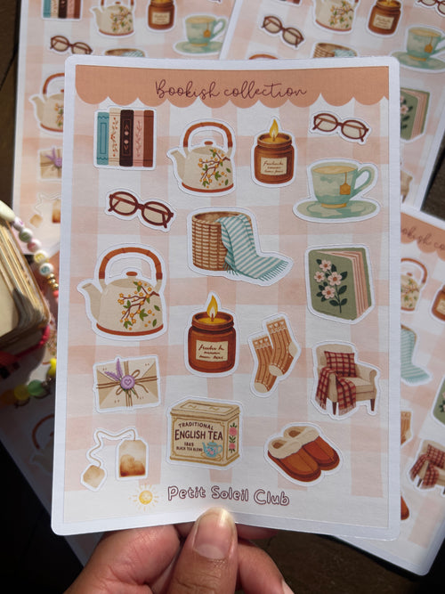Bookish sticker sheet 📖