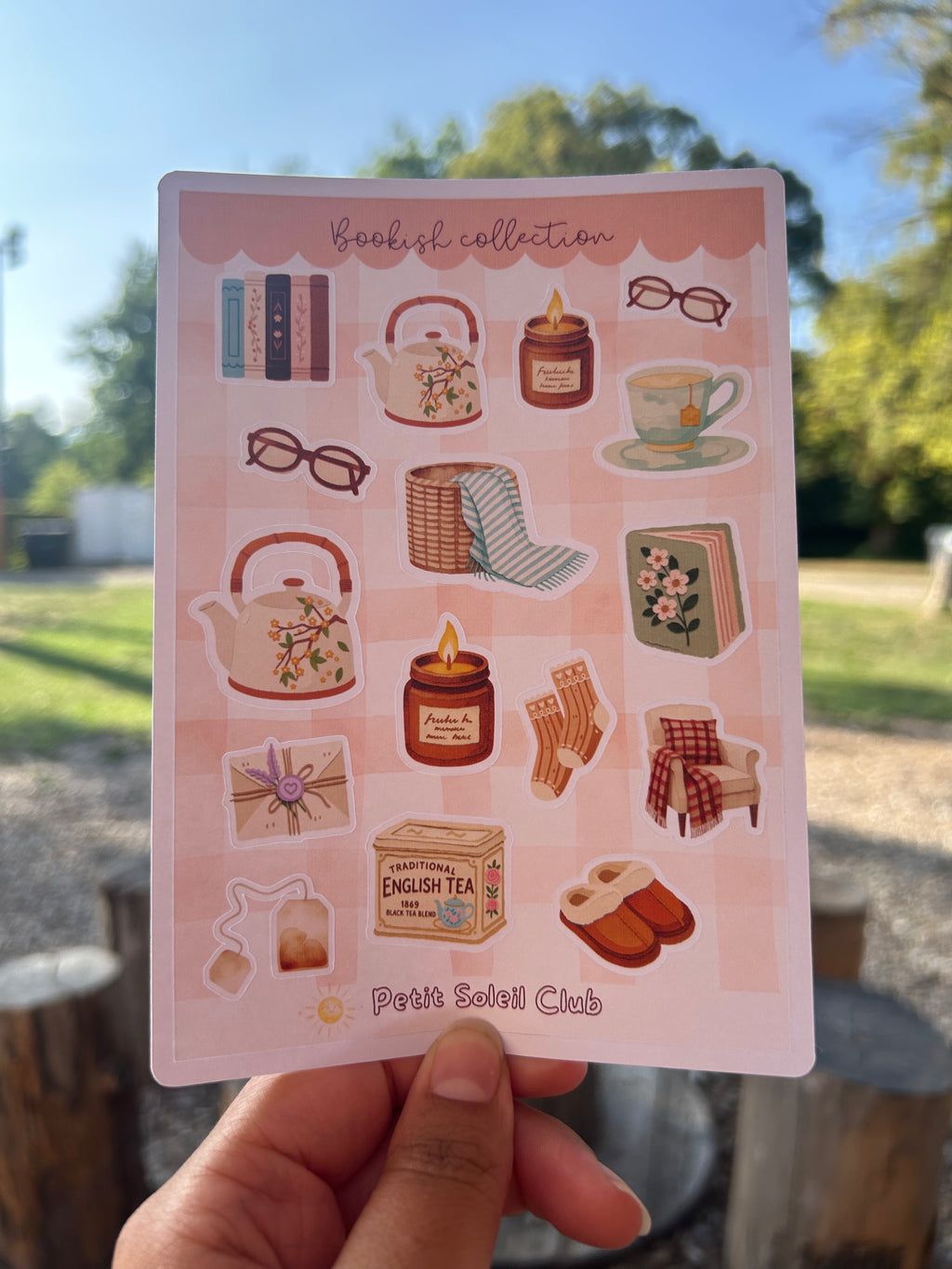 Bookish sticker sheet 📖
