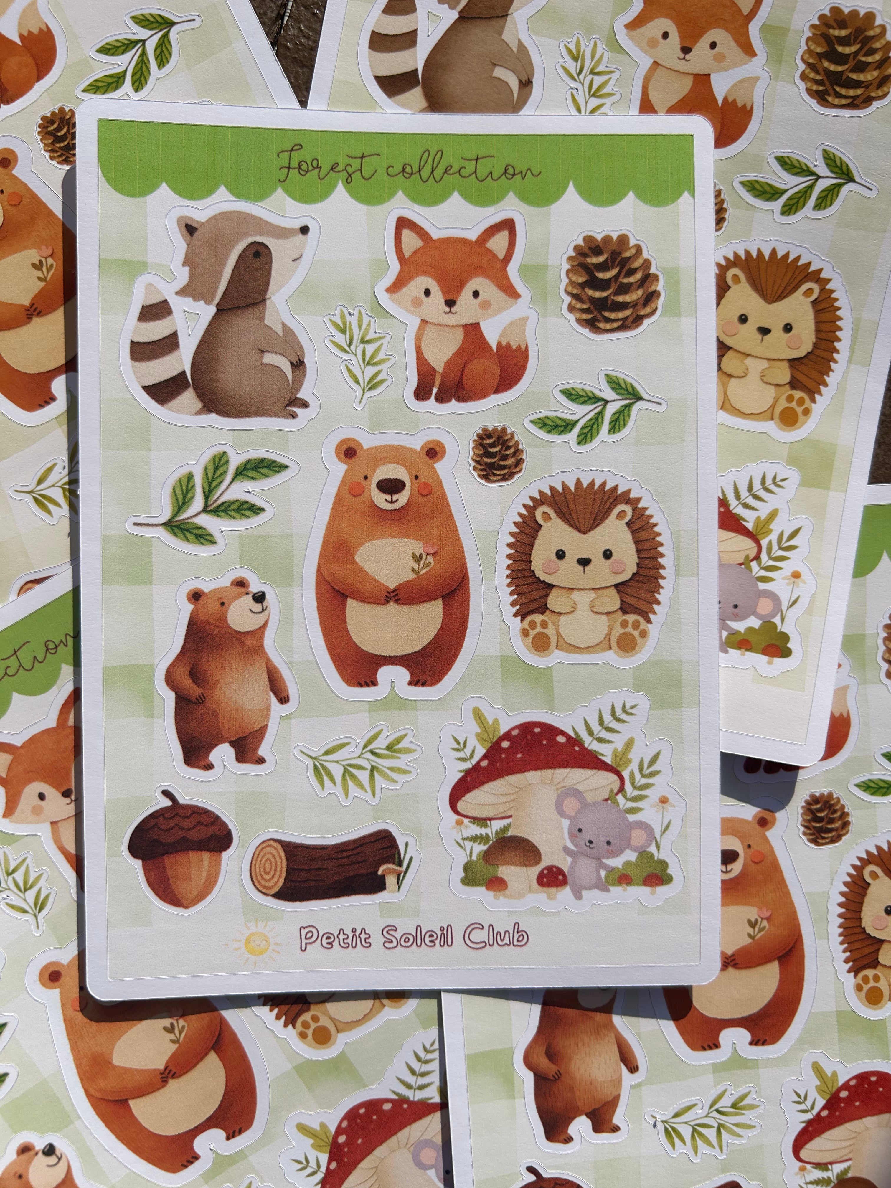 Forest Sticker sheet 🐻