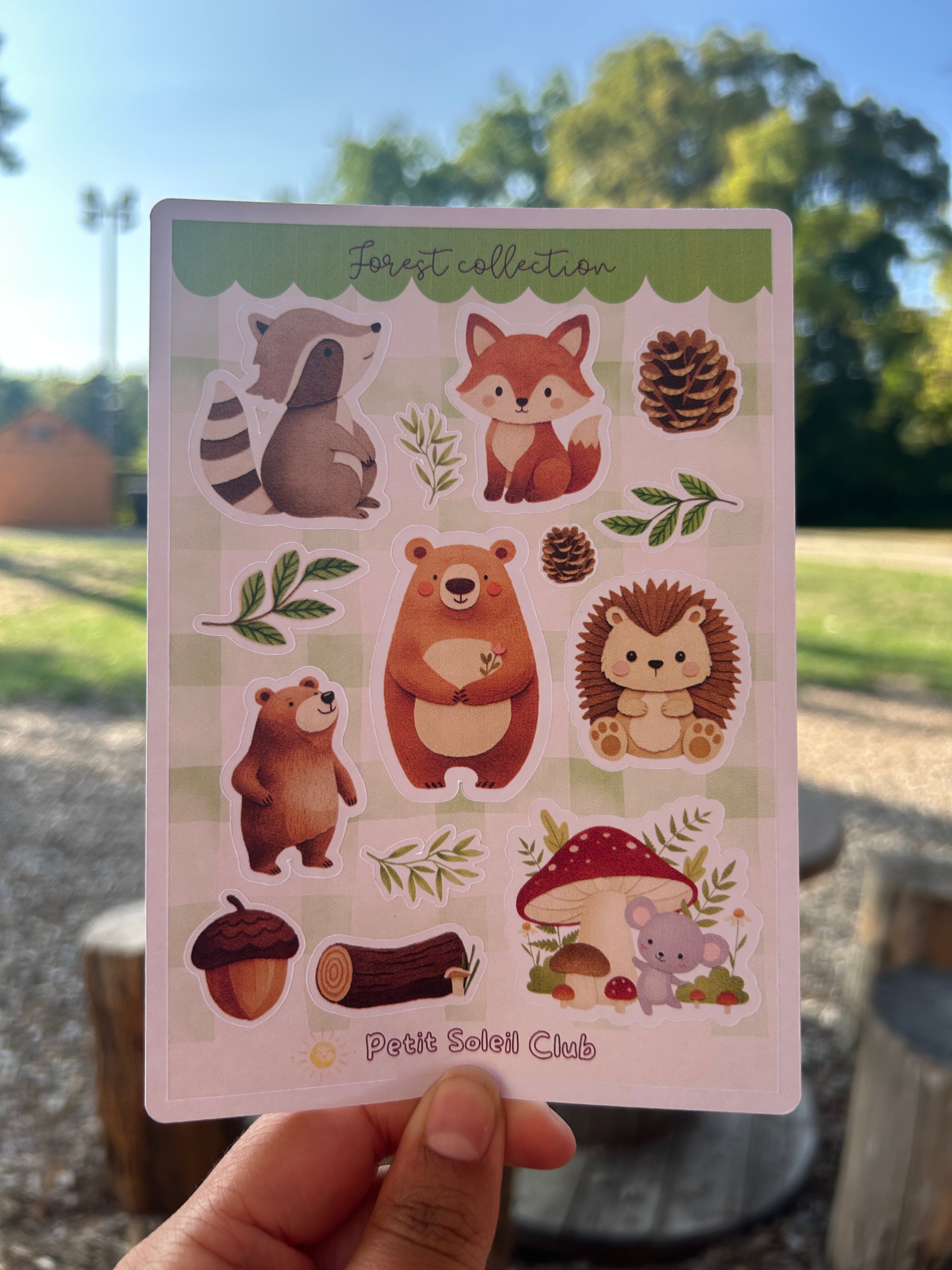 Forest Sticker sheet 🐻