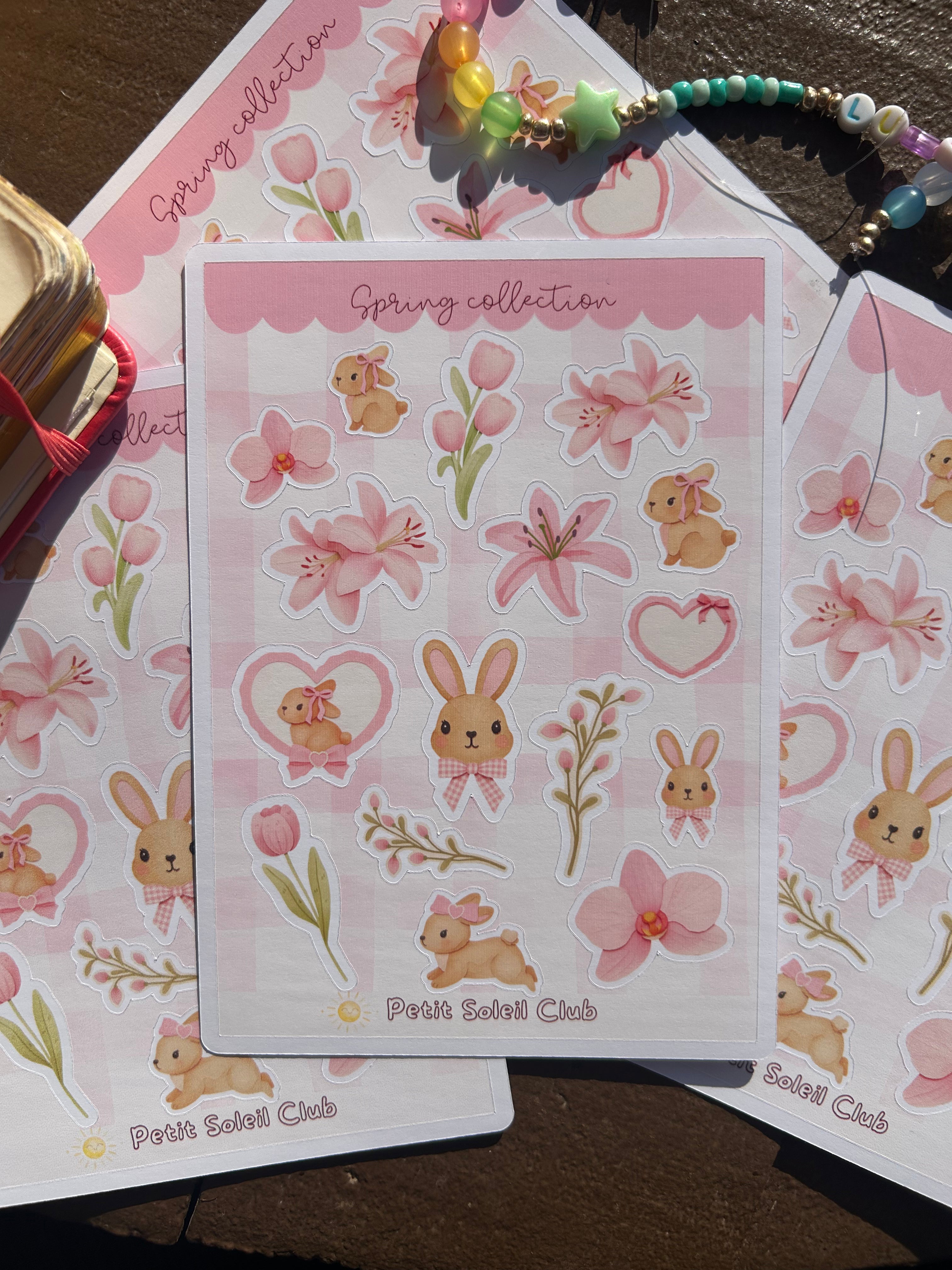 Spring sticker sheet 🐰