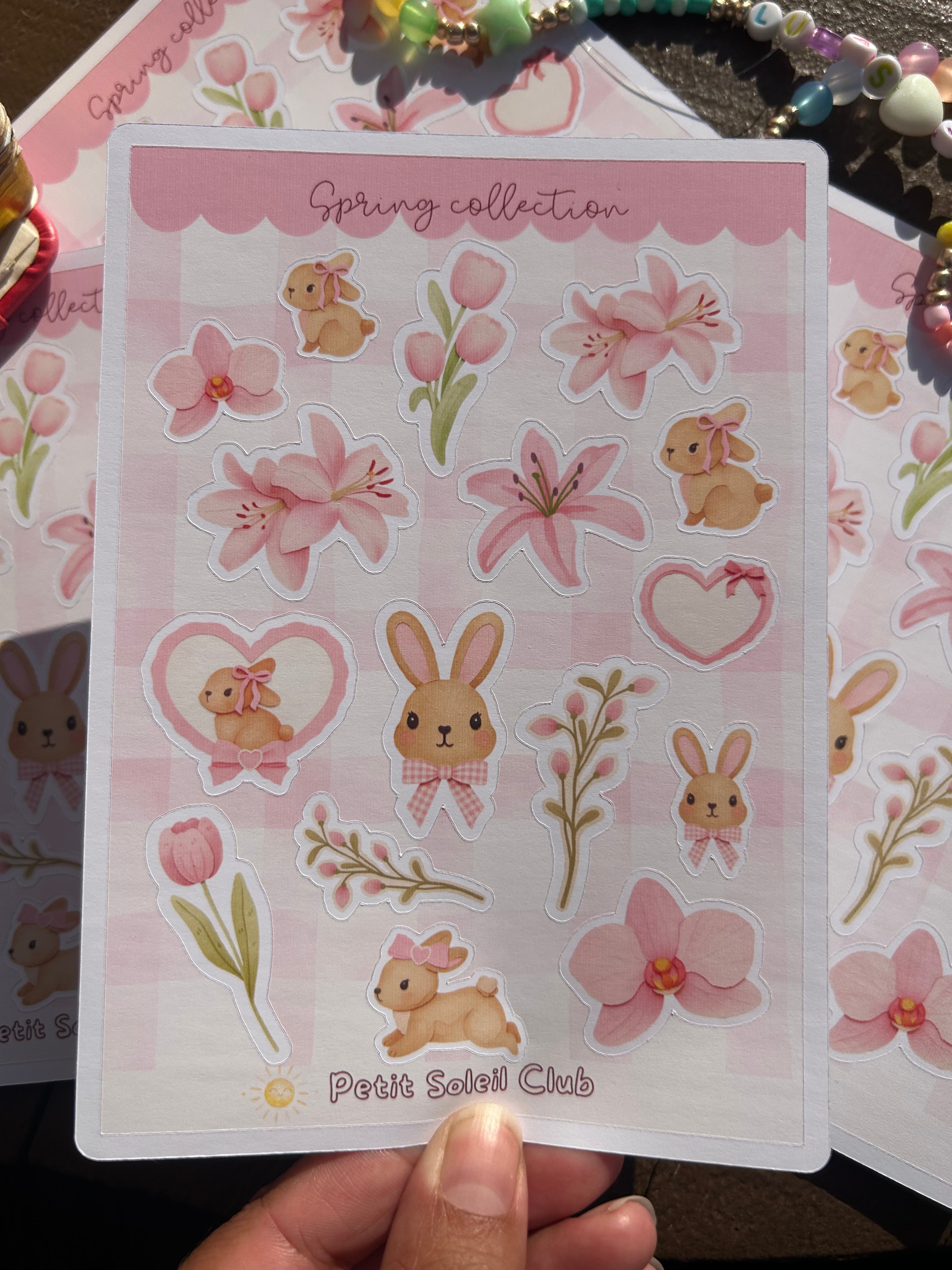 Spring sticker sheet 🐰