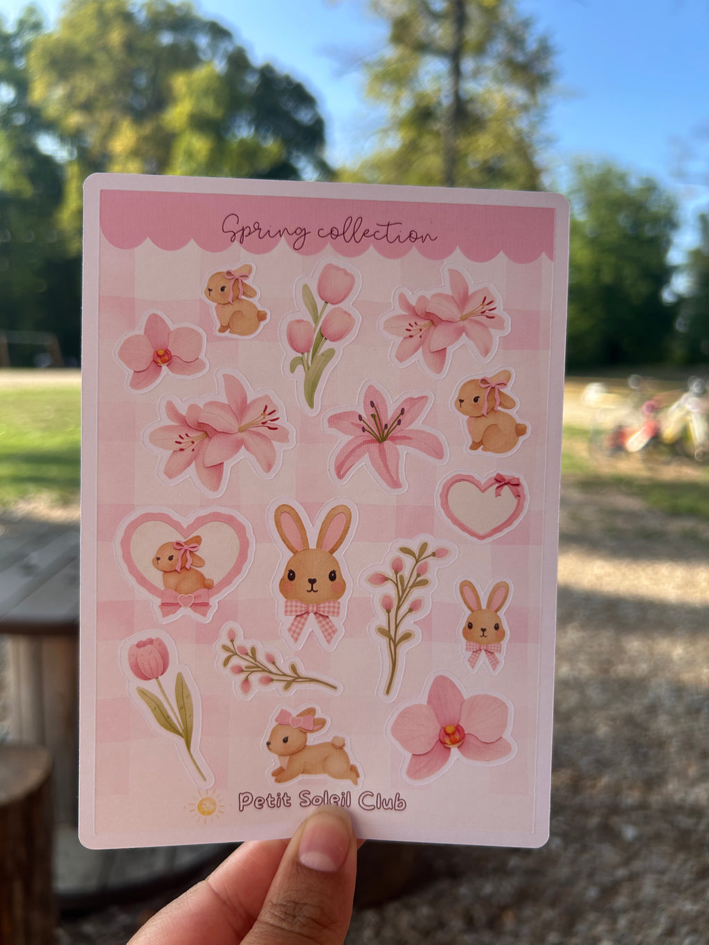 Spring sticker sheet 🐰