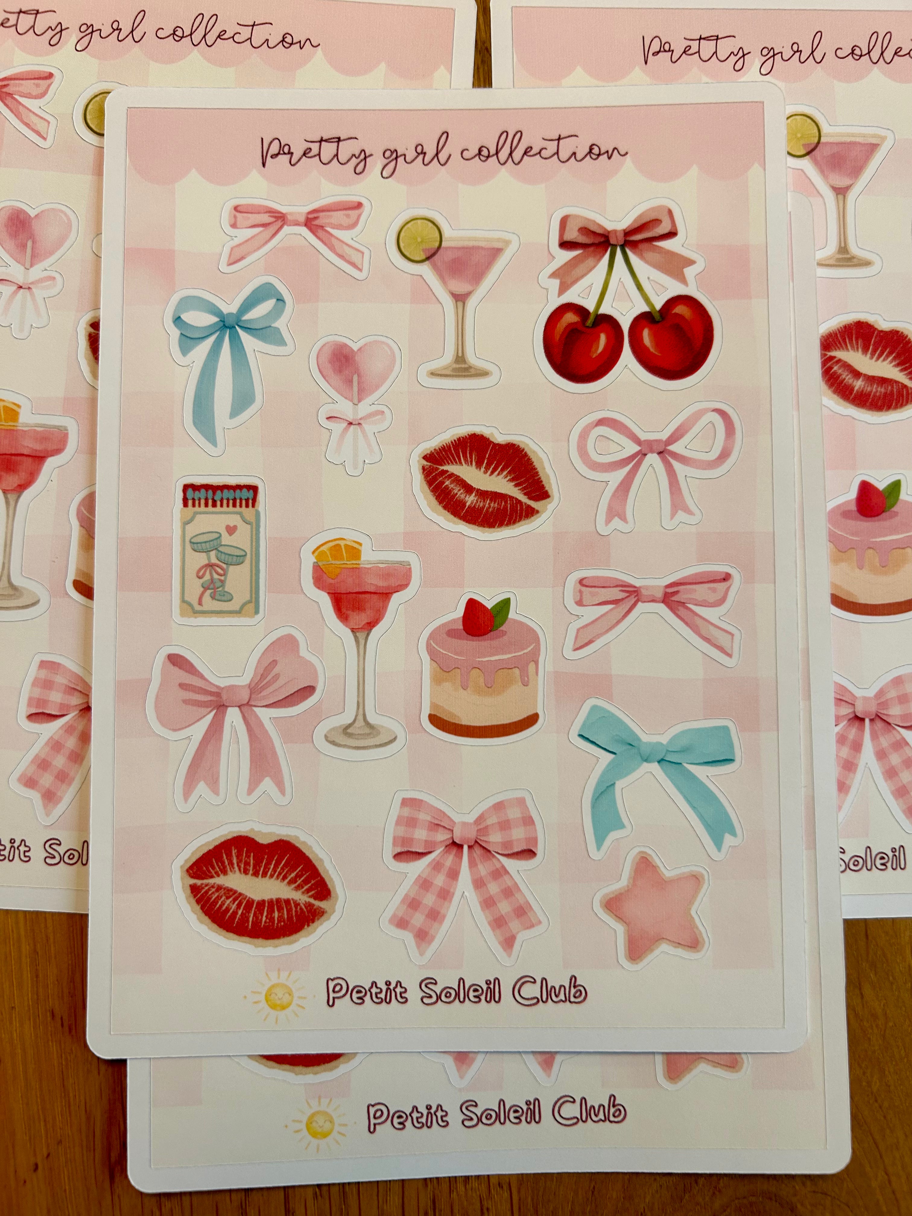 Pretty Girl Sticker Sheet 🎀