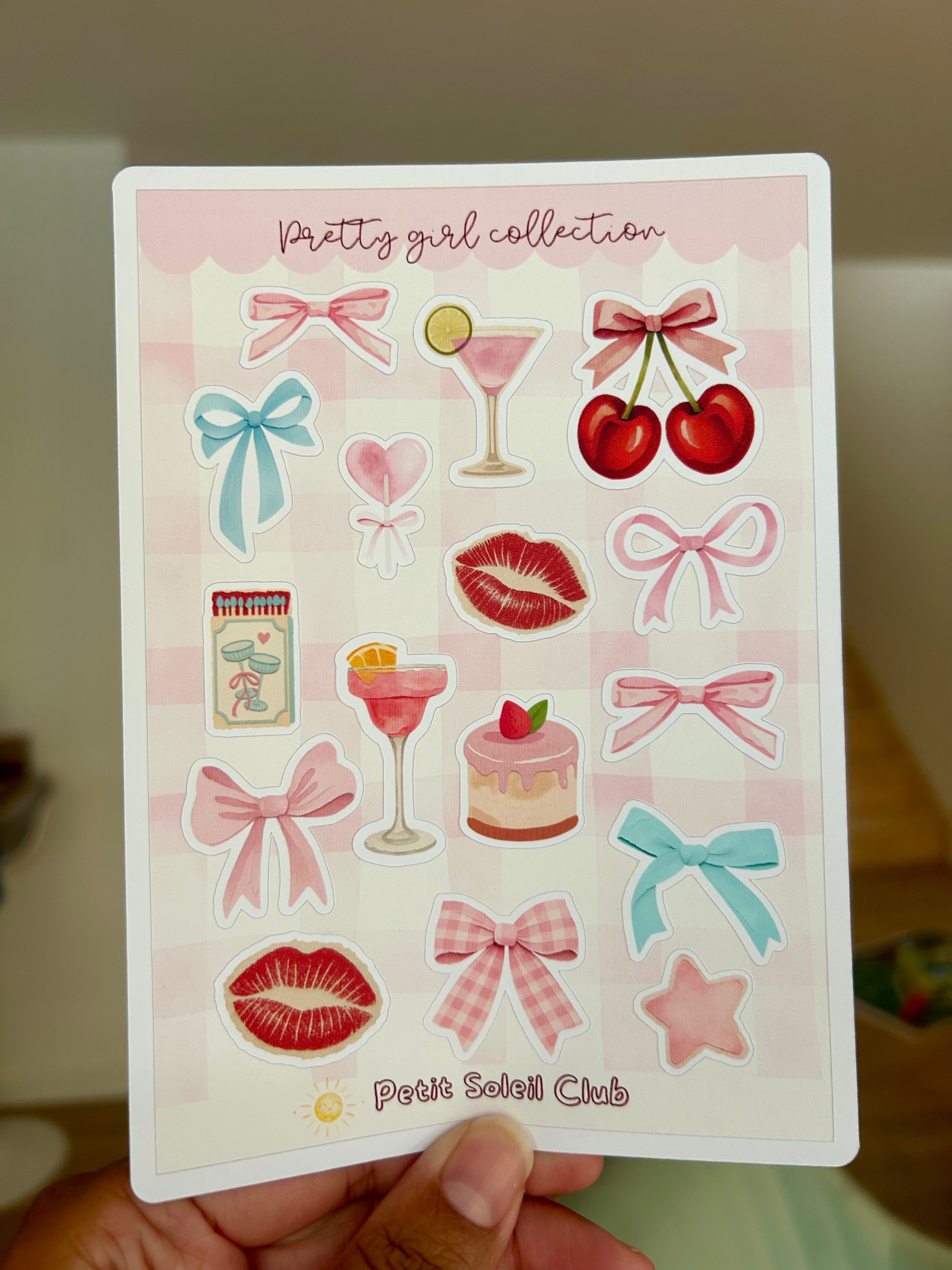 Pretty Girl Sticker Sheet 🎀