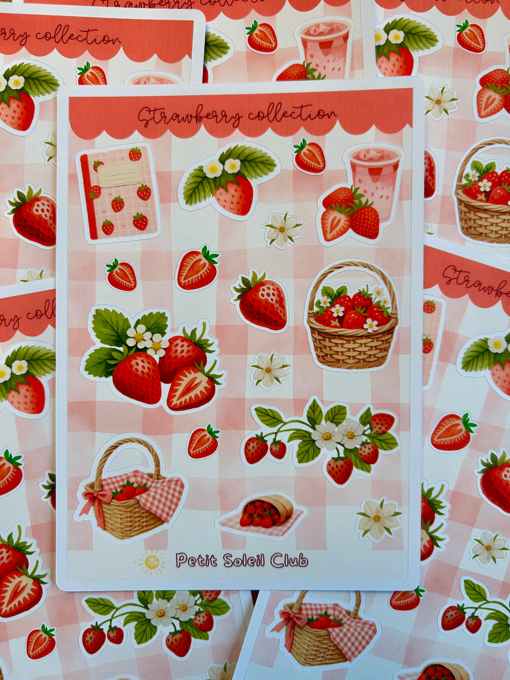 Strawberry Sticker Sheet 🍓