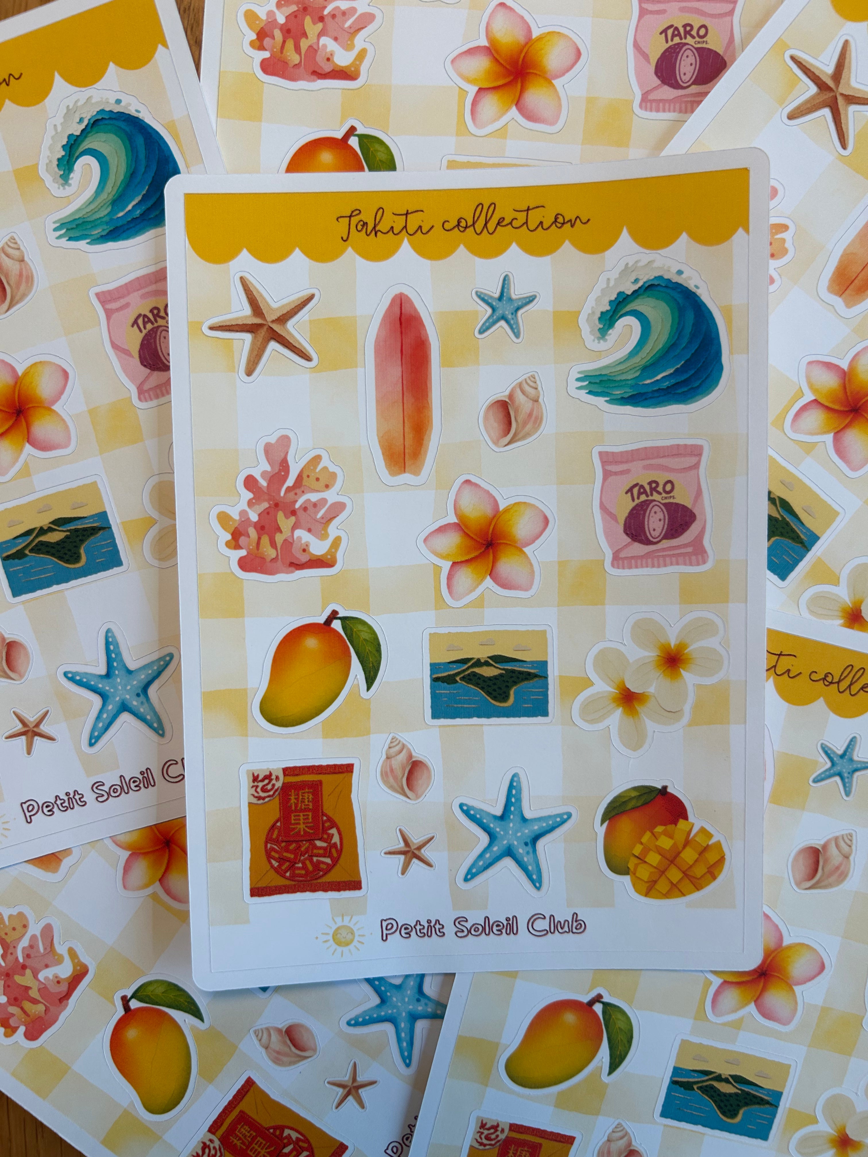 Tahiti Sticker Sheet 🌺