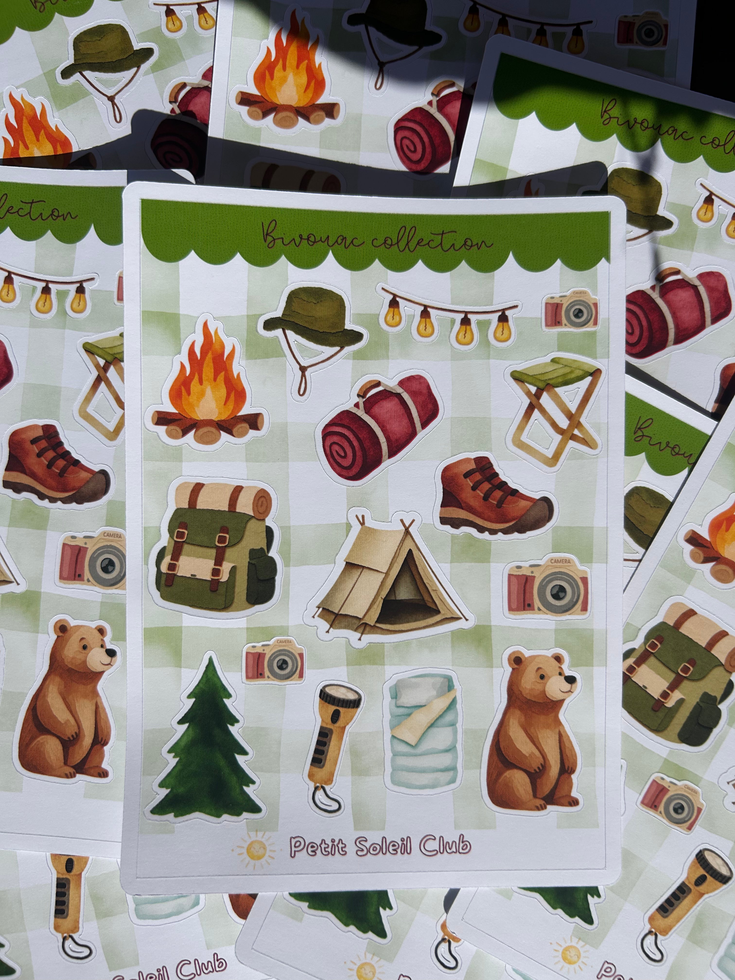 Bivouac Sticker Sheet 🏕️