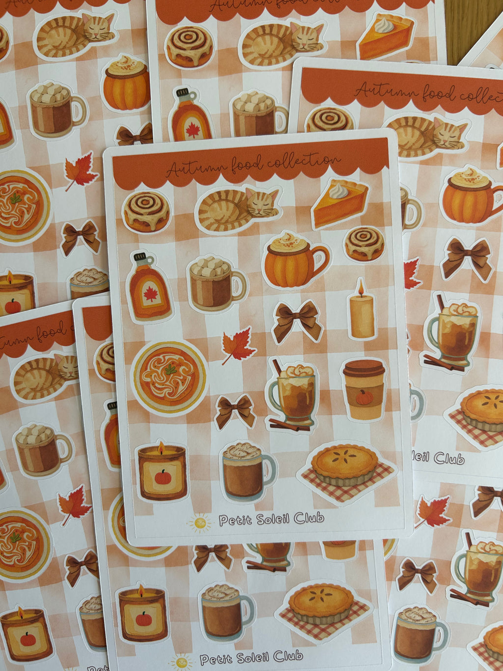 Autumn Food Sticker Sheet ☕️