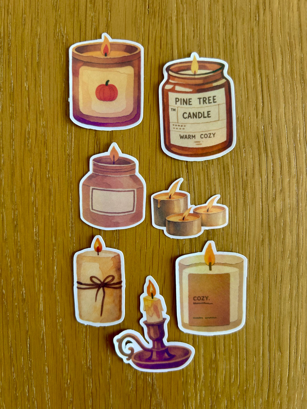 Sticker Pack - Candles Collection ✨
