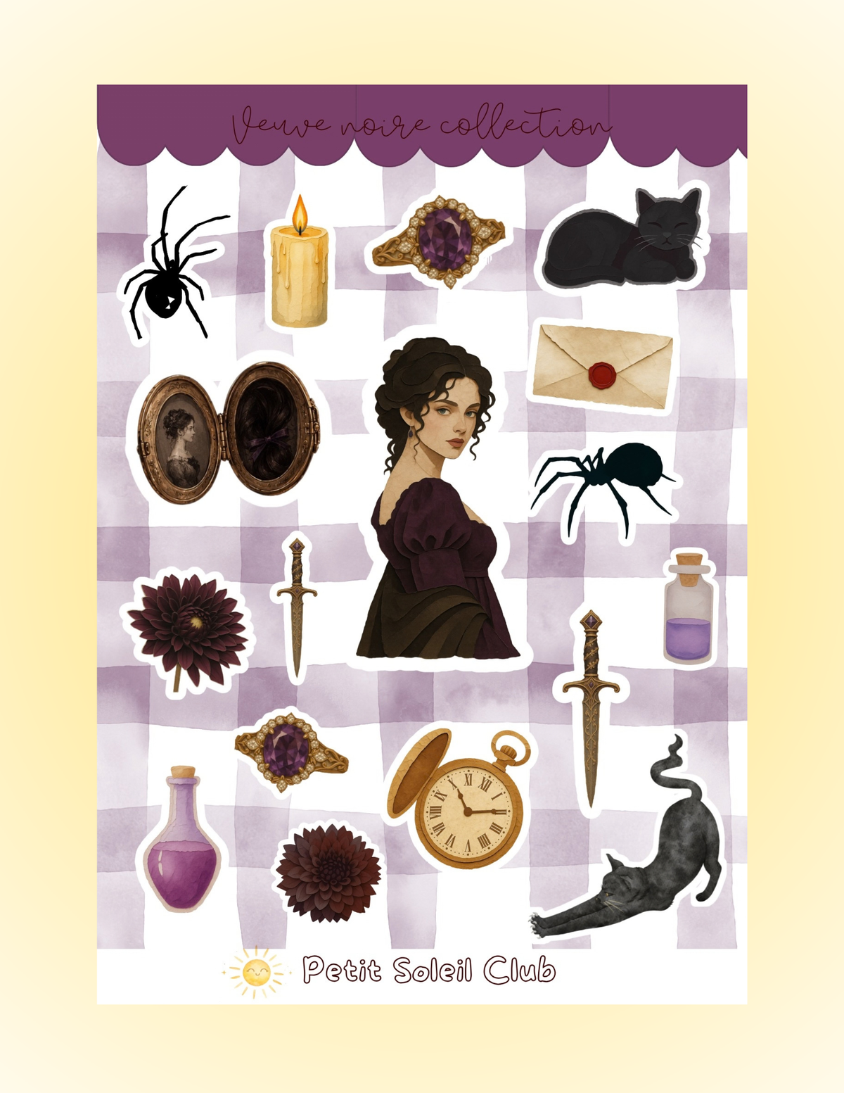 La Veuve Noire - Sticker Sheet🕷️