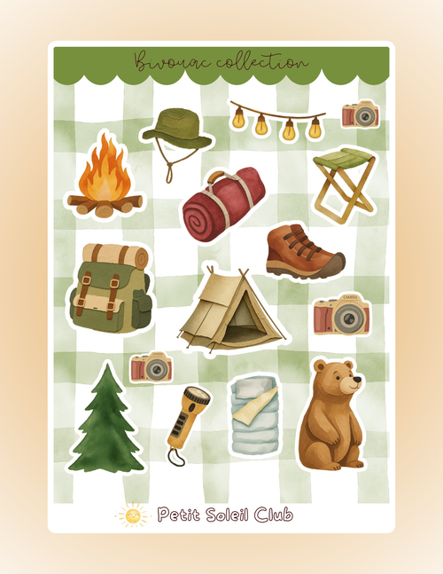 Bivouac Sticker Sheet 🏕️