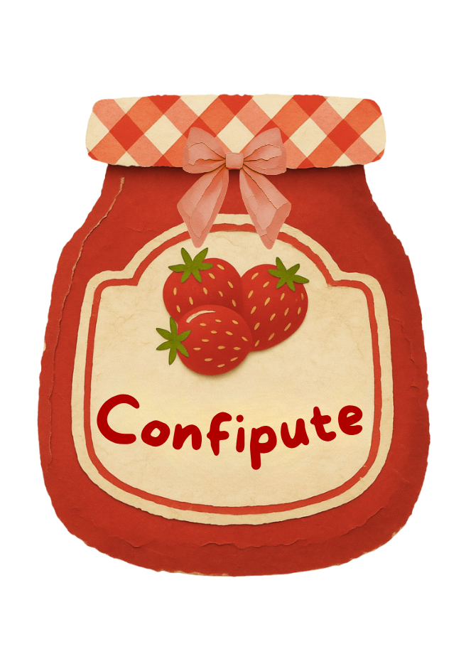 Sticker Holographique Confipute 🍓